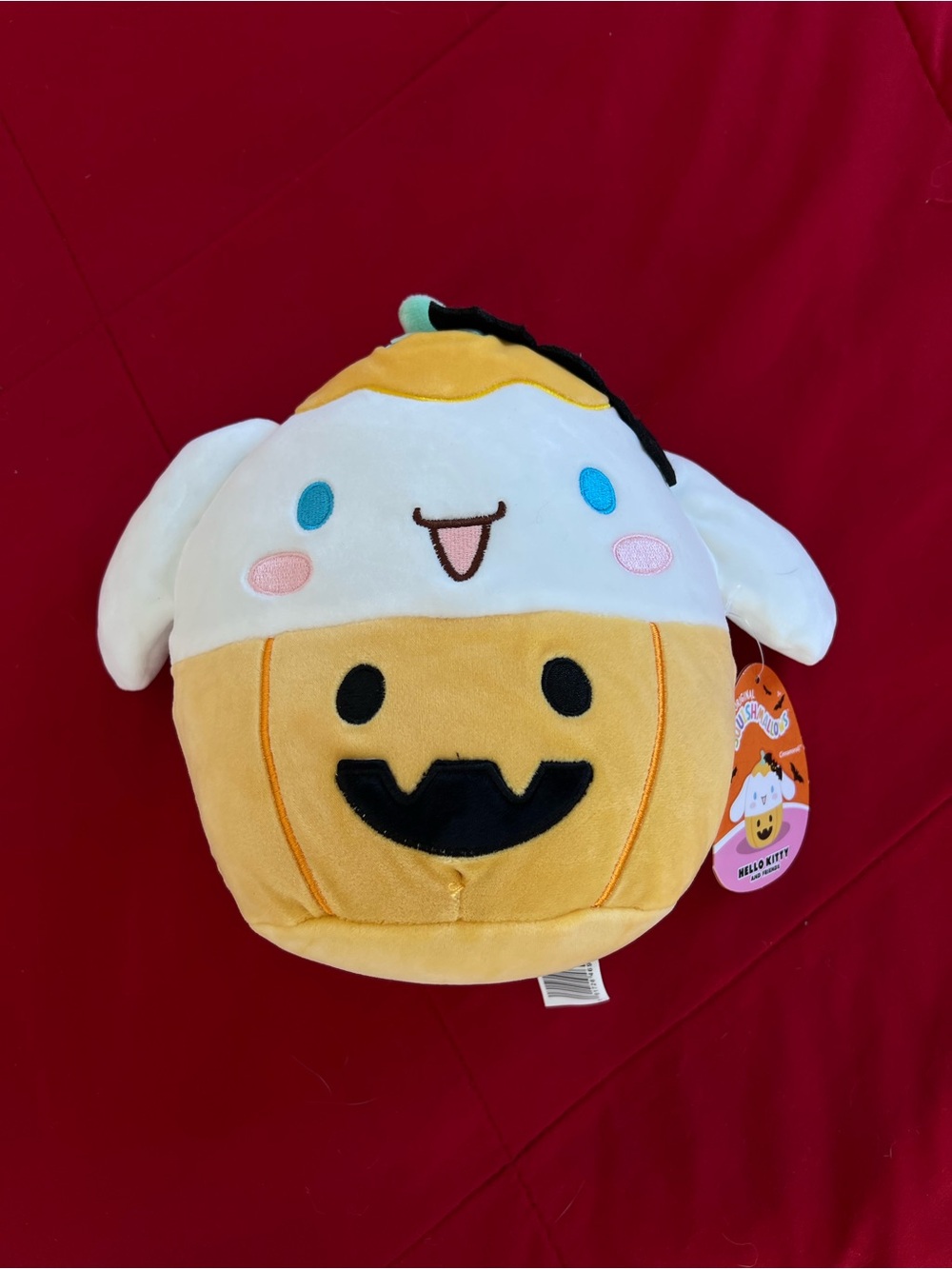 Squishmallows Sanrio 2023 Halloween 8" Cinnamoroll Pumpkin Plush Doll